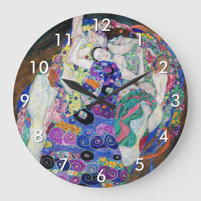 Gustav Klimt - The Virgin Large Clock (Front)