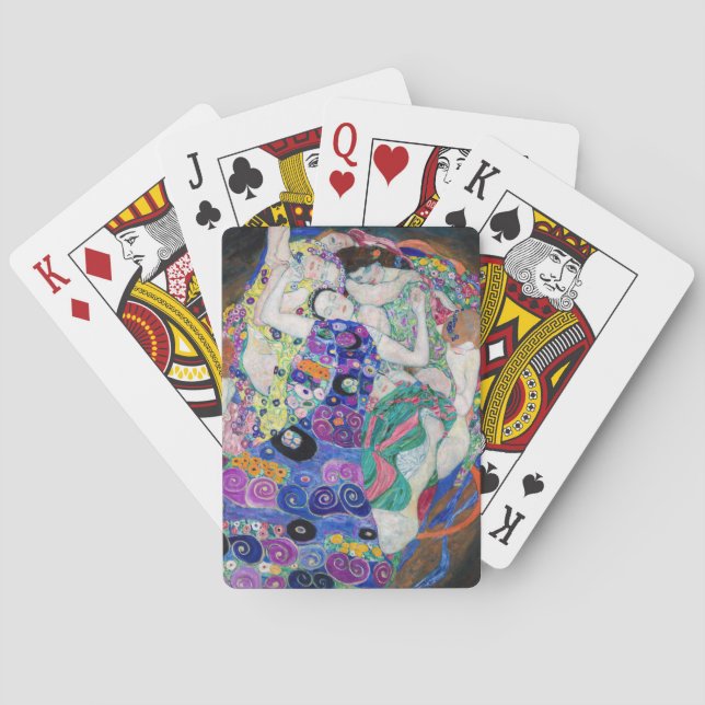 Gustav Klimt - The Virgin Poker Cards (Back)