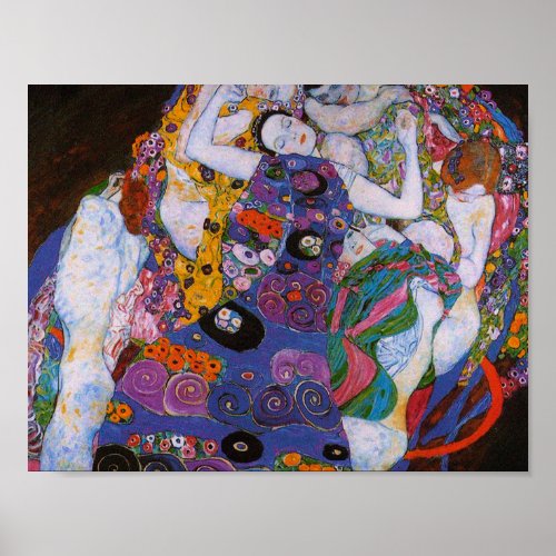 Gustav Klimt _ The Virgin Poster