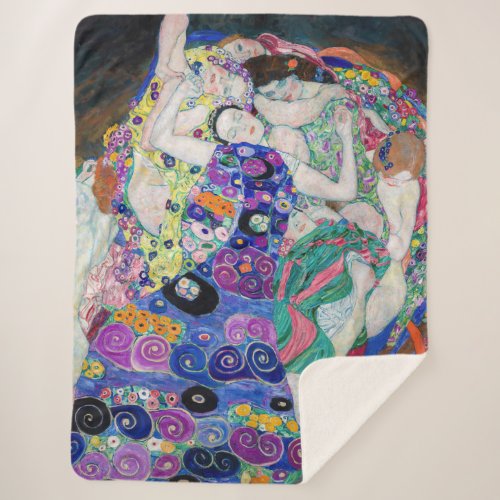 Gustav Klimt _ The Virgin Sherpa Blanket