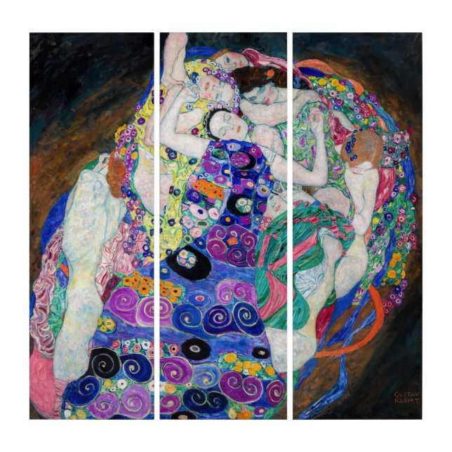 Gustav Klimt - The Virgin Triptych (Front)