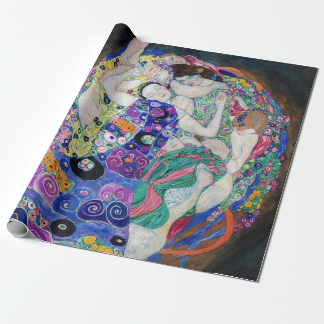 Gustav Klimt - The Virgin Wrapping Paper (Unrolled)