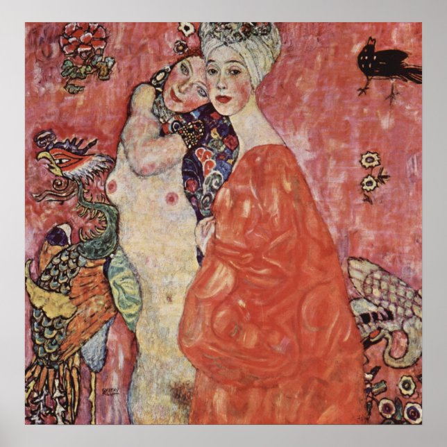 Gustav Klimt - The Women Friends Poster (Front)