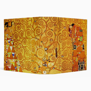 Gustav Klimt Tree of Life: Art Nouveau Symbolist Binder