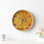 Gustav Klimt Tree of Life: Art Nouveau Symbolist Clock
