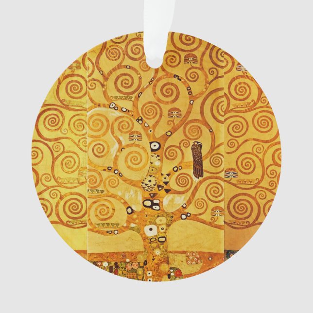Gustav Klimt Tree of Life: Art Nouveau Symbolist Ornament (Front)
