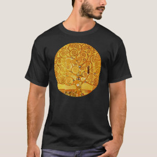 Gustav Klimt Tree of Life: Art Nouveau Symbolist T-Shirt