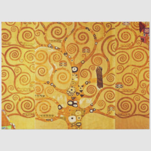 Gustav Klimt Tree of Life: Art Nouveau Symbolist Tissue Paper