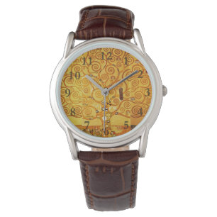 Gustav Klimt Tree of Life: Art Nouveau Symbolist Watch