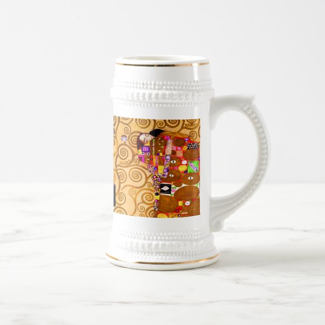 Gustav Klimt Tree of Life Beer Stein (Right)