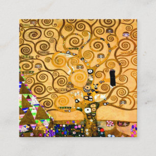 Gustav Klimt Tree of Life Enclosure Card