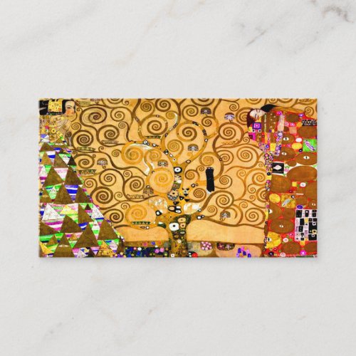 Gustav Klimt Tree of Life Enclosure Card