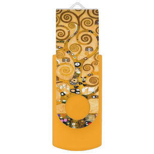 Gustav Klimt Tree of Life Flash Drive