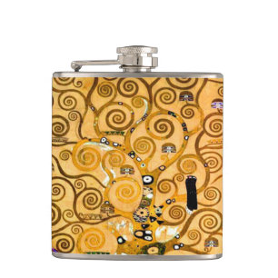 Gustav Klimt Tree of Life Flask
