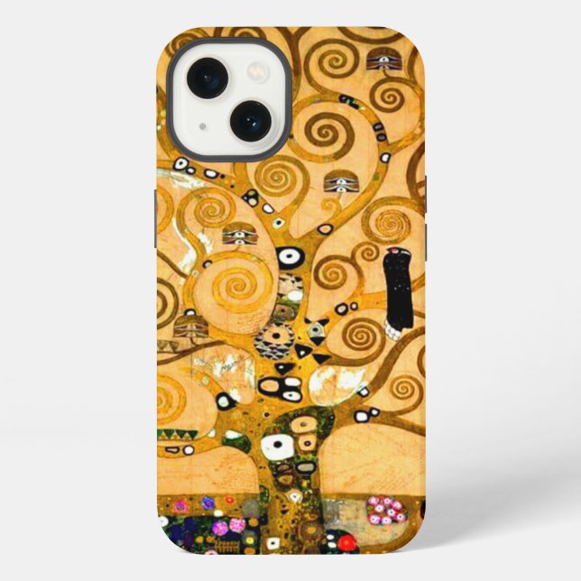 Gustav Klimt Tree of Life Iphone Case (Back)
