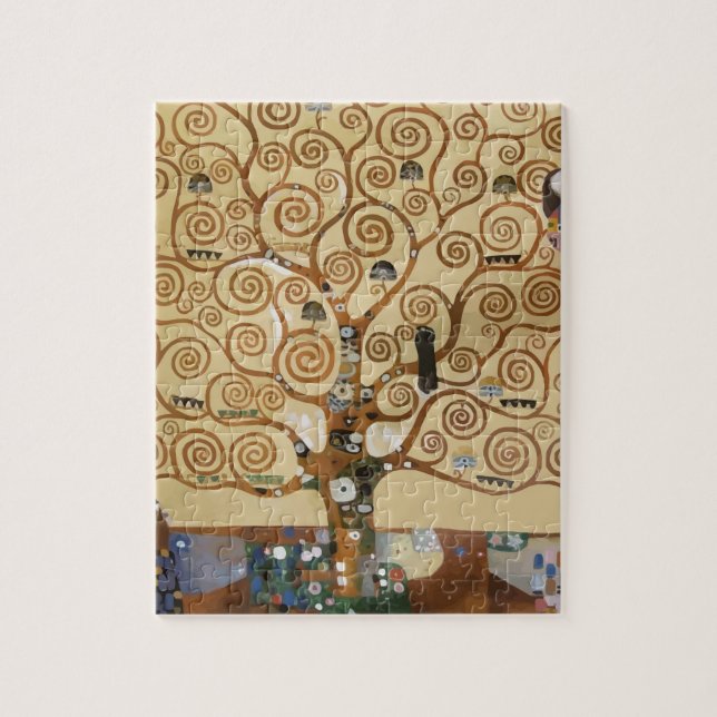 Gustav Klimt Tree Of Life Jigsaw Puzzle (Vertical)