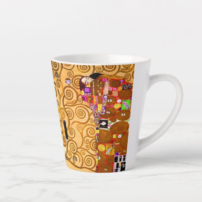 Gustav Klimt Tree of Life Latte Mug (Right)