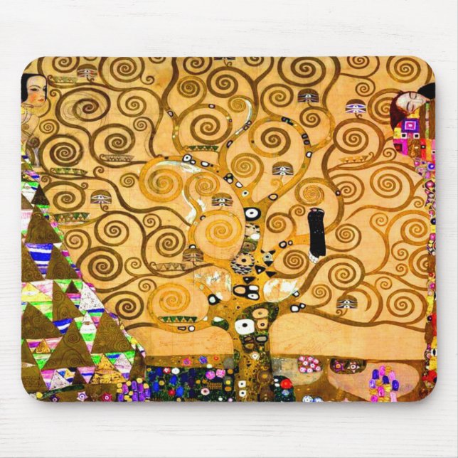 Gustav Klimt Tree of Life Mouse Pad (Front)