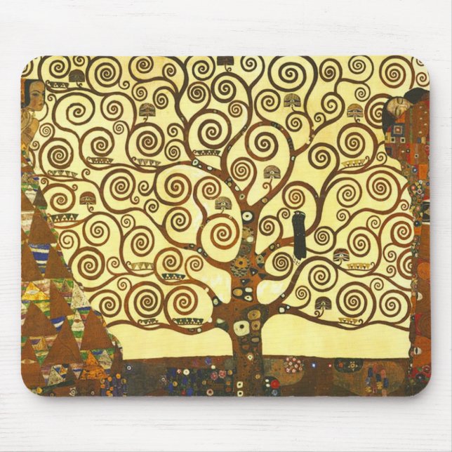Gustav Klimt Tree of Life Mouse Pad (Front)