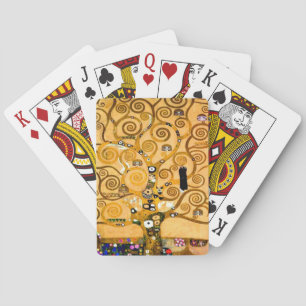 Gustav Klimt Tree of Life Poker Cards