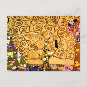 Gustav Klimt Tree of Life Postcard