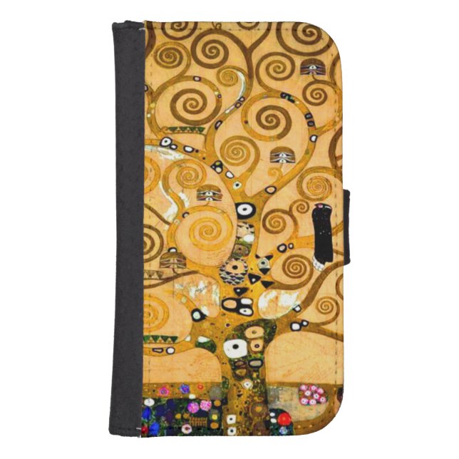 Gustav Klimt Tree of Life Samsung Galaxy Wallet Case (Front)