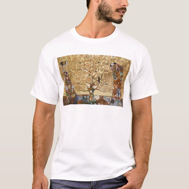 Gustav Klimt Tree Of Life T-Shirt (Front)