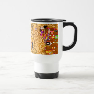 Gustav Klimt Tree of Life Travel Mug