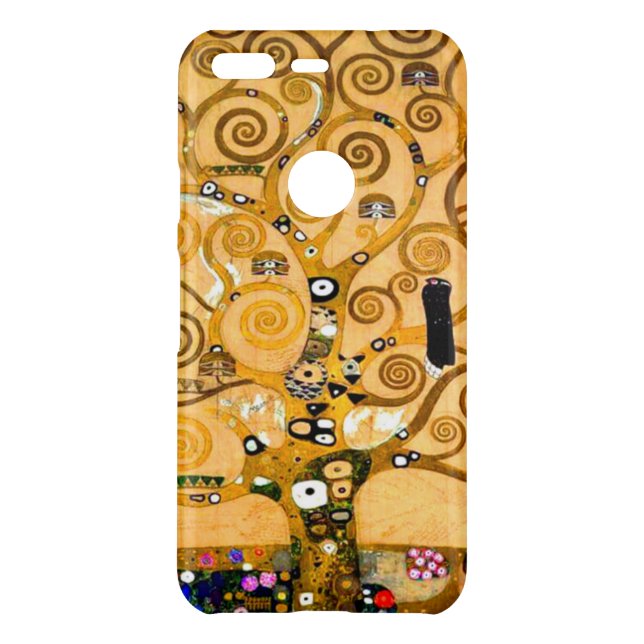 Gustav Klimt Tree of Life Uncommon Google Pixel Case (Back)