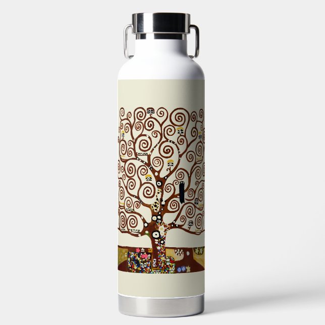Gustav Klimt, Tree of Life Water Bottle (Front)