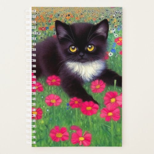 Gustav Klimt Tuxedo Cat Planner