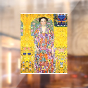 Gustav Klimt Vintage Art Nouveau Painting Window Cling