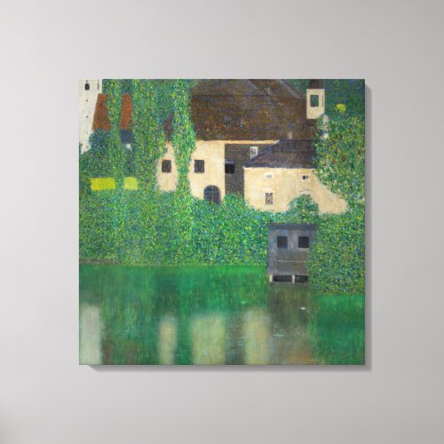 Gustav Klimt _ Water Castle Canvas Print