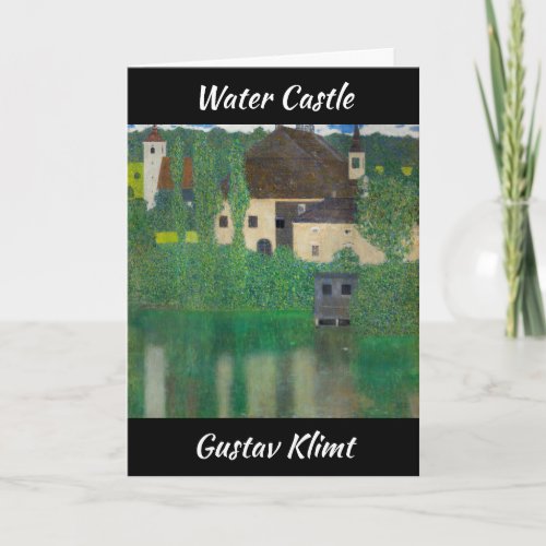 Gustav Klimt _ Water Castle Card