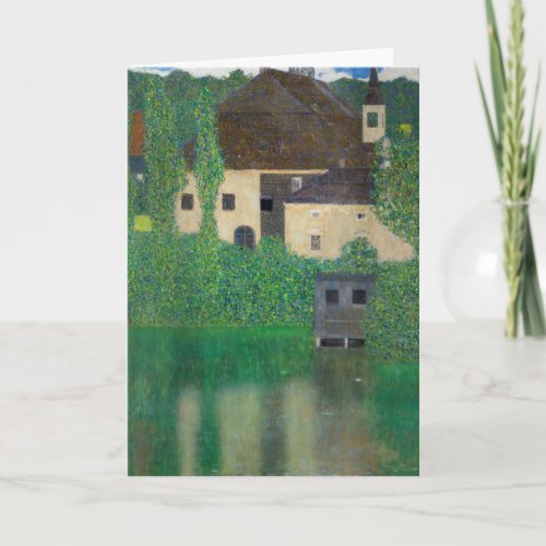 Gustav Klimt _ Water Castle Card