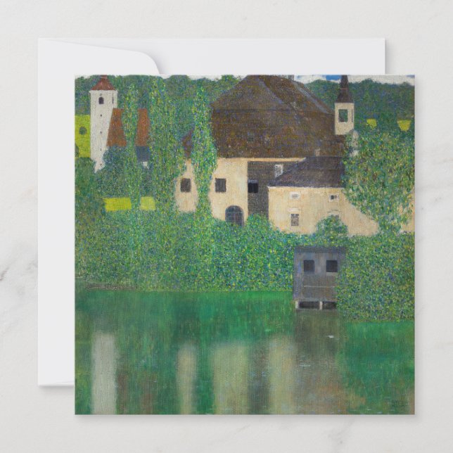 Gustav Klimt - Water Castle Invitation (Front)