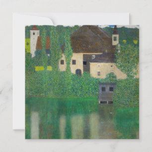 Gustav Klimt - Water Castle Invitation
