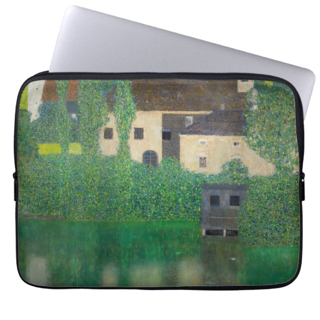 Gustav Klimt - Water Castle Laptop Sleeve (Front)