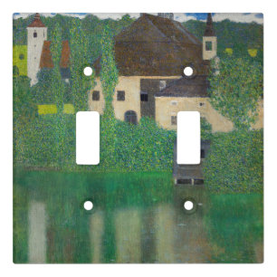 Gustav Klimt - Water Castle Light Switch Cover