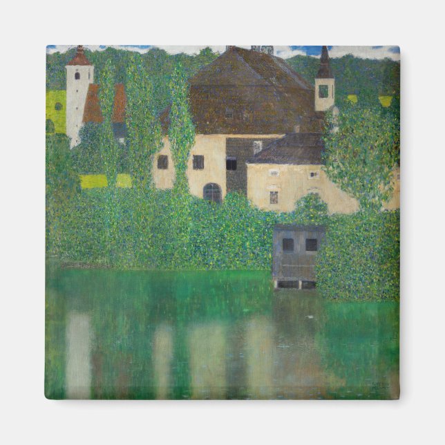 Gustav Klimt - Water Castle Magnet (Front)