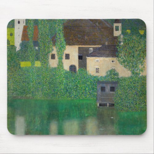 Gustav Klimt _ Water Castle Mouse Pad