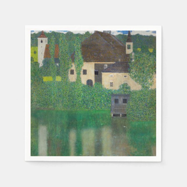 Gustav Klimt - Water Castle Napkins (Front)
