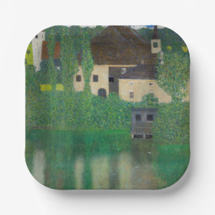Gustav Klimt - Water Castle Paper Plates
