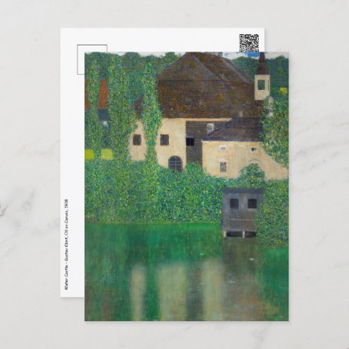 Gustav Klimt _ Water Castle Postcard