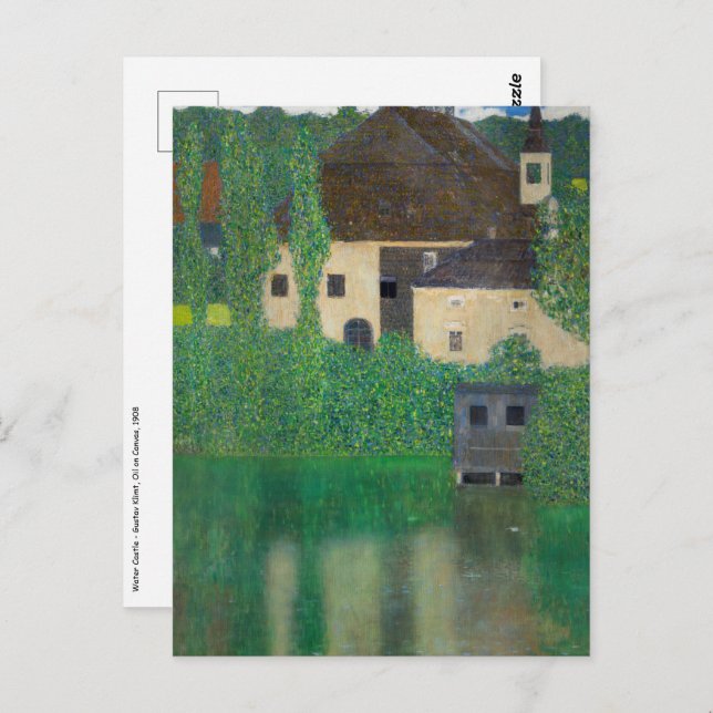 Gustav Klimt - Water Castle Postcard (Front/Back)