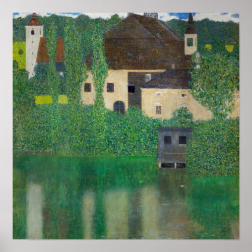 Gustav Klimt _ Water Castle Poster