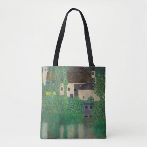 Gustav Klimt _ Water Castle Tote Bag