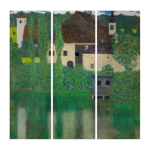 Gustav Klimt _ Water Castle Triptych