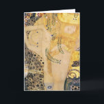 Gustav Klimt - Water Serpents I Card<br><div class="desc">Water Serpents I / The Hydra - Gustav Klimt,  Tempera and watercolor on parchment,  1904-1907</div>
