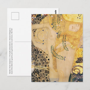 Gustav Klimt - Water Serpents I Postcard
